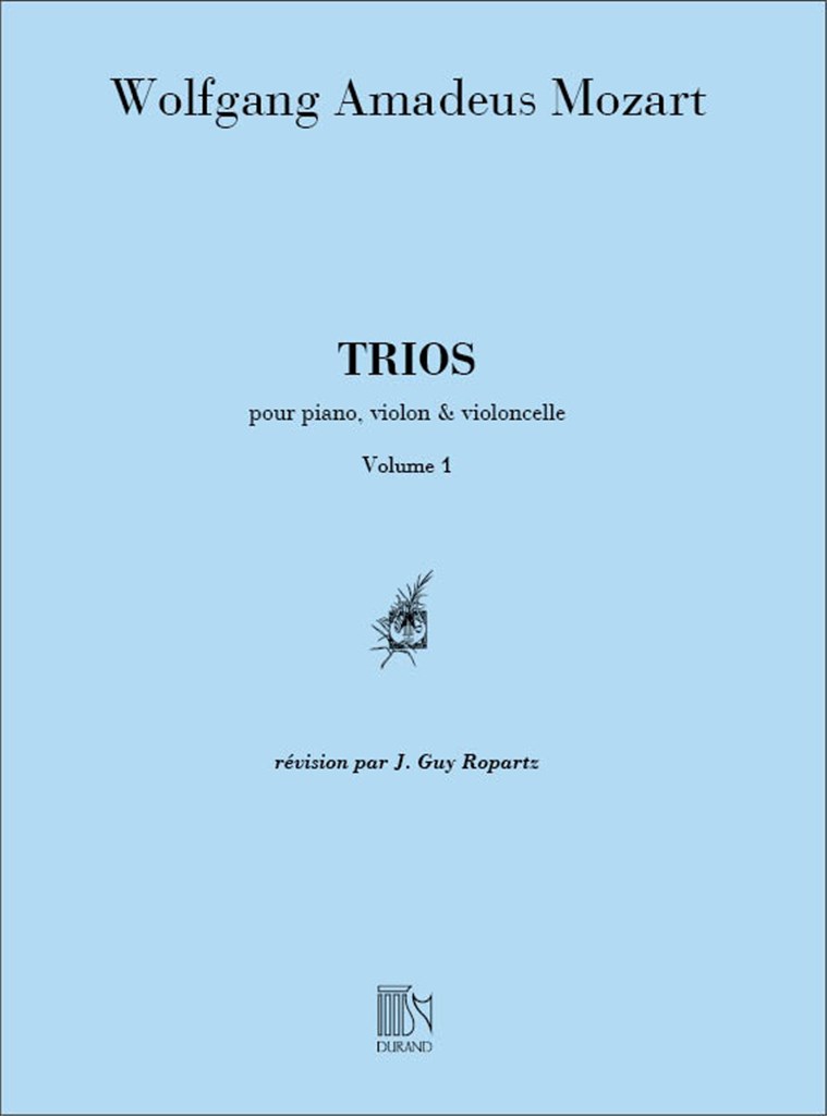 Trios V1 (K254-K496-K502) Violon-Vlc-Piano